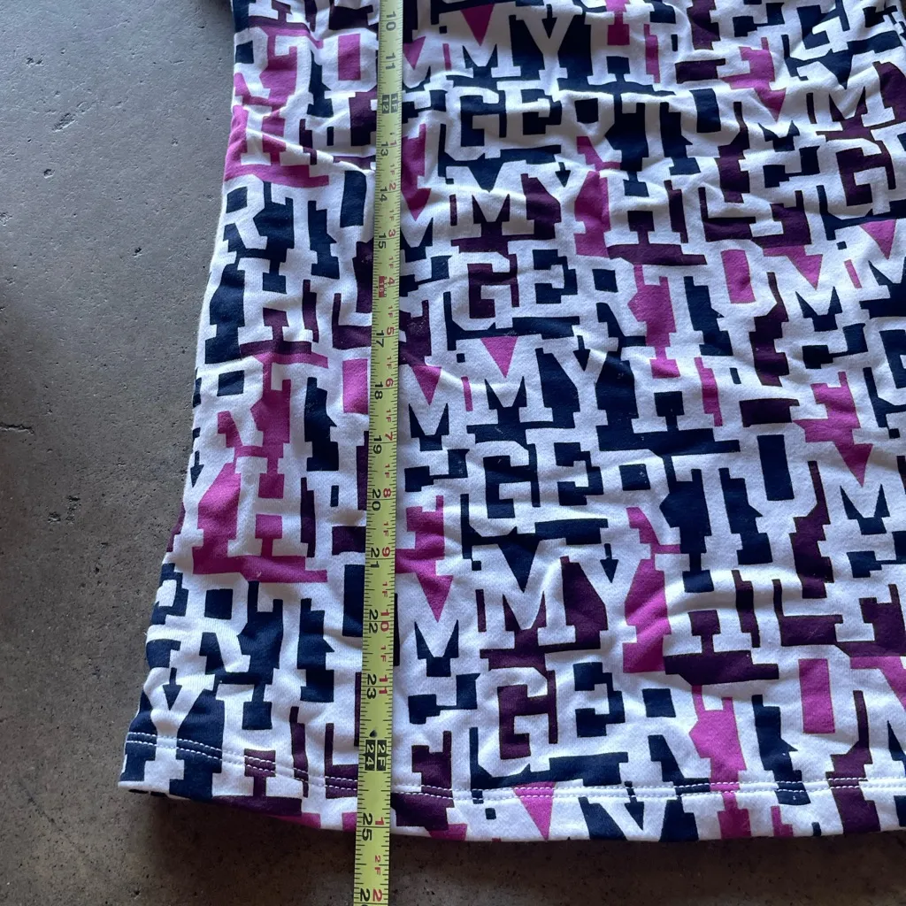 Tommy Hilfiger T -Shirt Dress Women’s Size S Logo Multi - Image 3