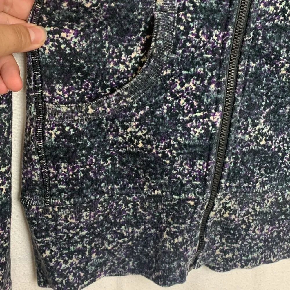 Lululemon size 4 scuba hoodie II zip up jacket rocky road sand dune toothpaste - Image 5