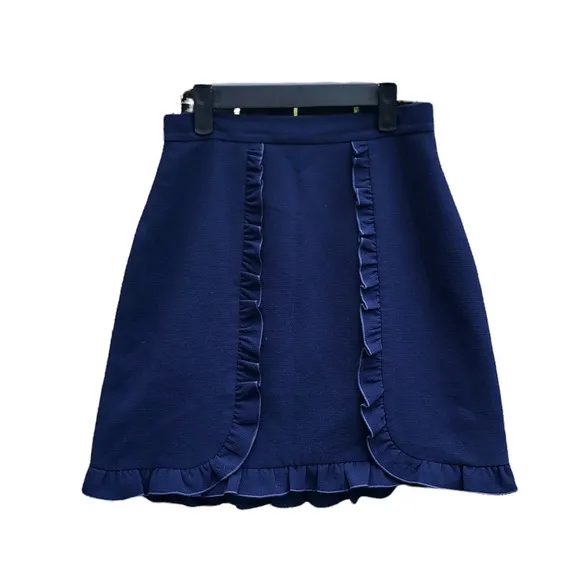 NWOT CLUB MONACO RUFFLE MINI SKIRT - Image 3