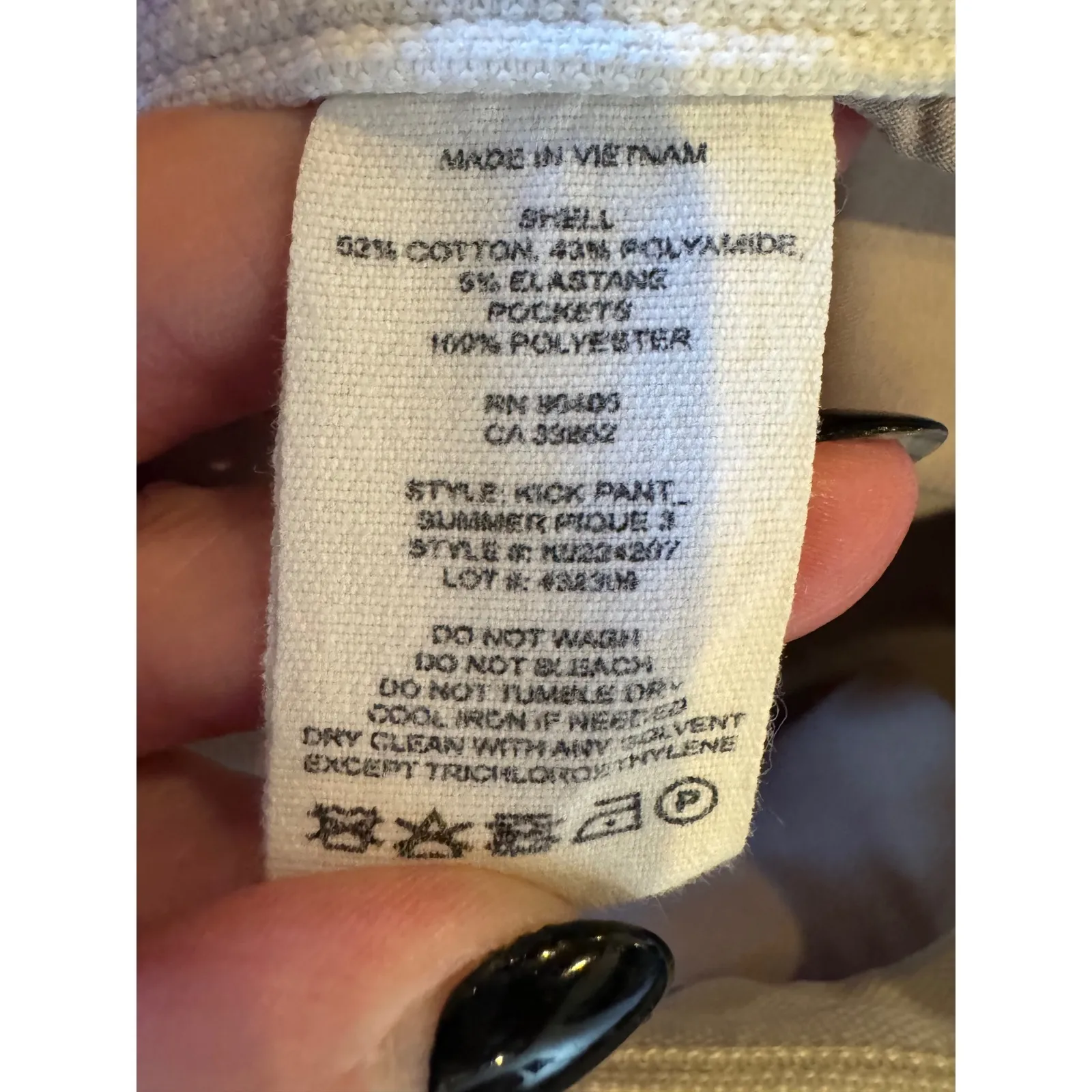 Theory Pants Women 0‎ Ivory Cropped Flare Stretch Kick Trouser Preppy Career - Image 10