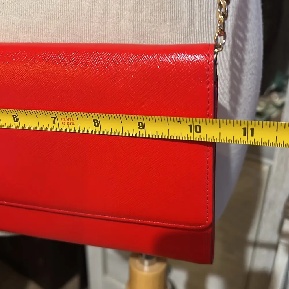Nordstrom  red Crossbody purse clutch - Image 12