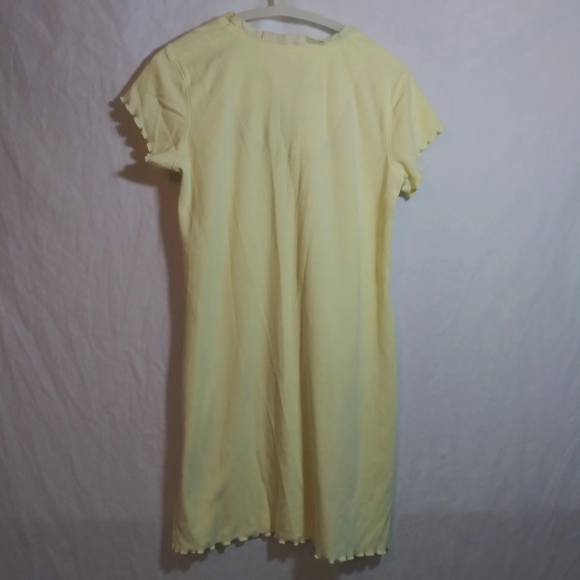Ashley Taylor Vintage Sleepwear Yellow Floral Embroidered Nightgown Sz M Size M - Image 8