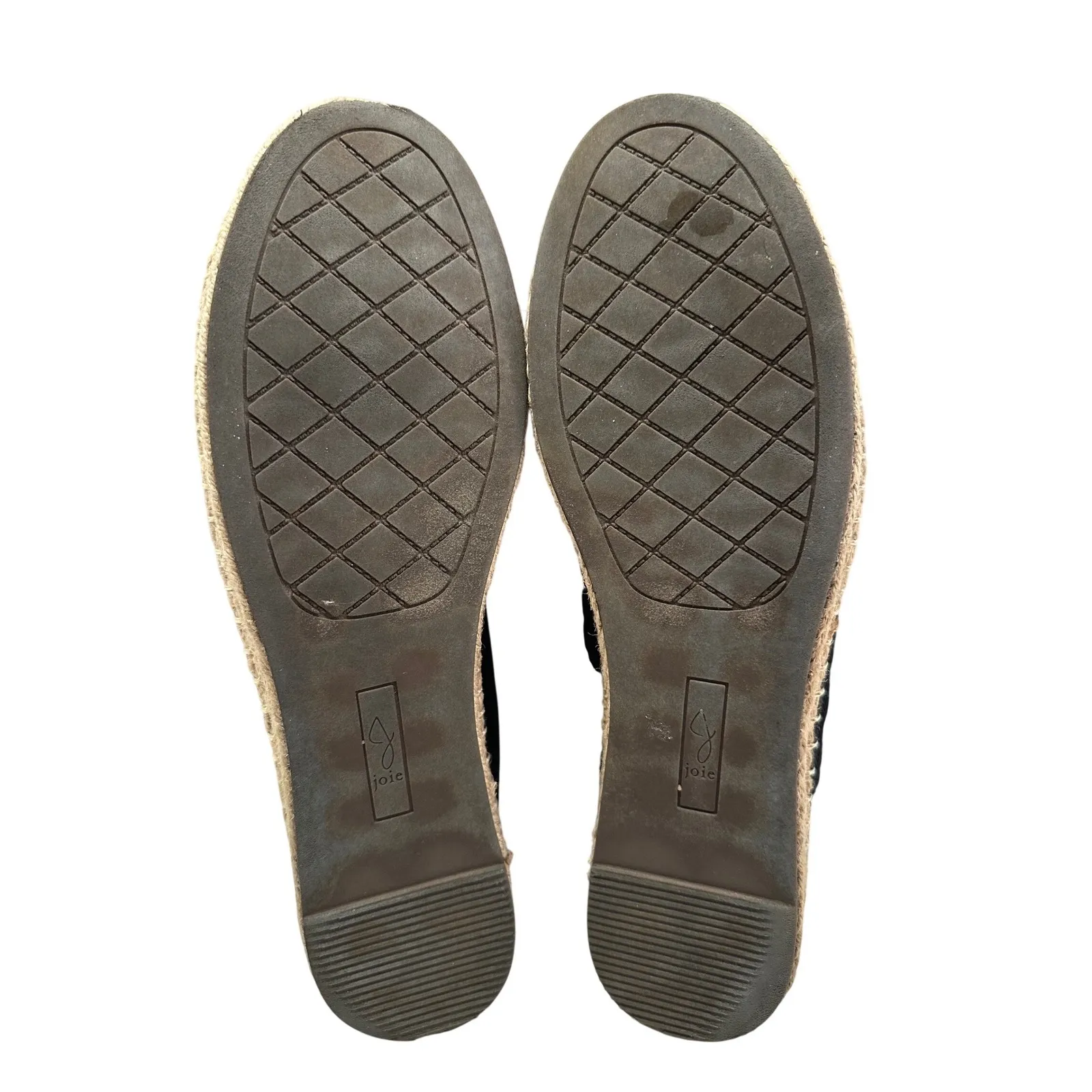 Joie Cara Platform Espadrille Black Canvas Slip On Comfort Shoe Women's Sz 10M - Image 8