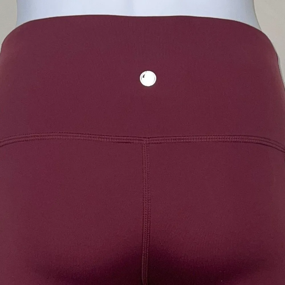 Yogalicious Lux Side and Waist Pocketed High Waist Bike Shorts in Mauve - Image 5