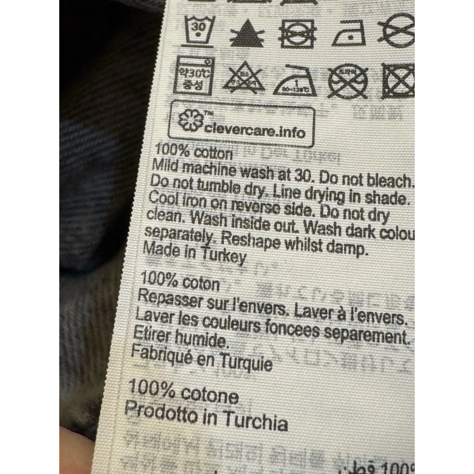 NEW AllSaints Sammy Paperbag Jean in Mid indigo blue - Size 14 Acid‎ Wash - Image 12