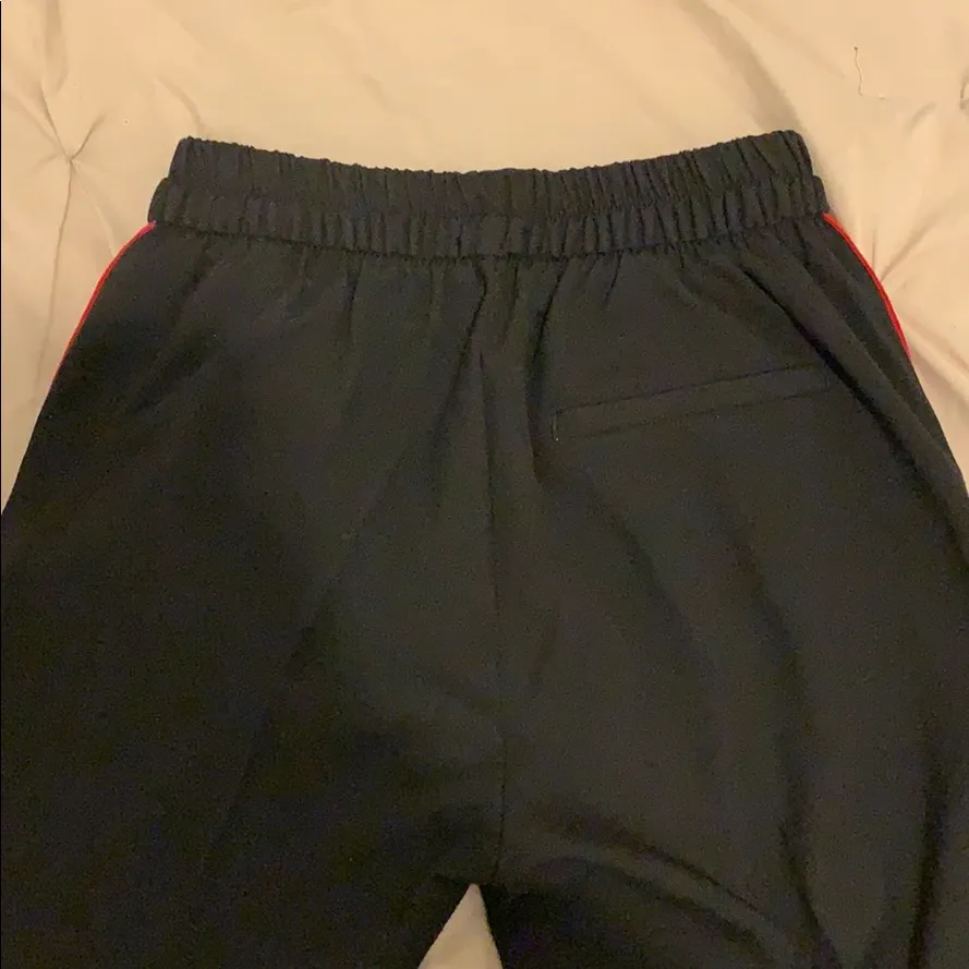 Black and Red Bershka Sporty jogger trouser pants Size XS - Image 5
