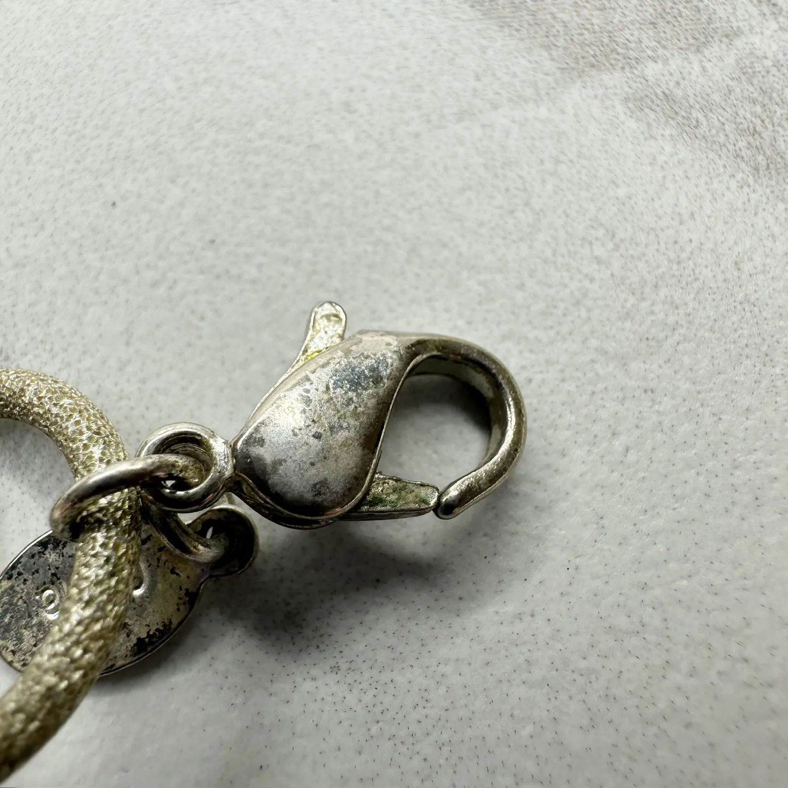 Joan Rivers Sparkly Silver Tone Long Chain Link Necklace ✨ - Image 5