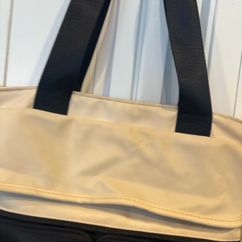 Cream And Black Backpack - Image 5