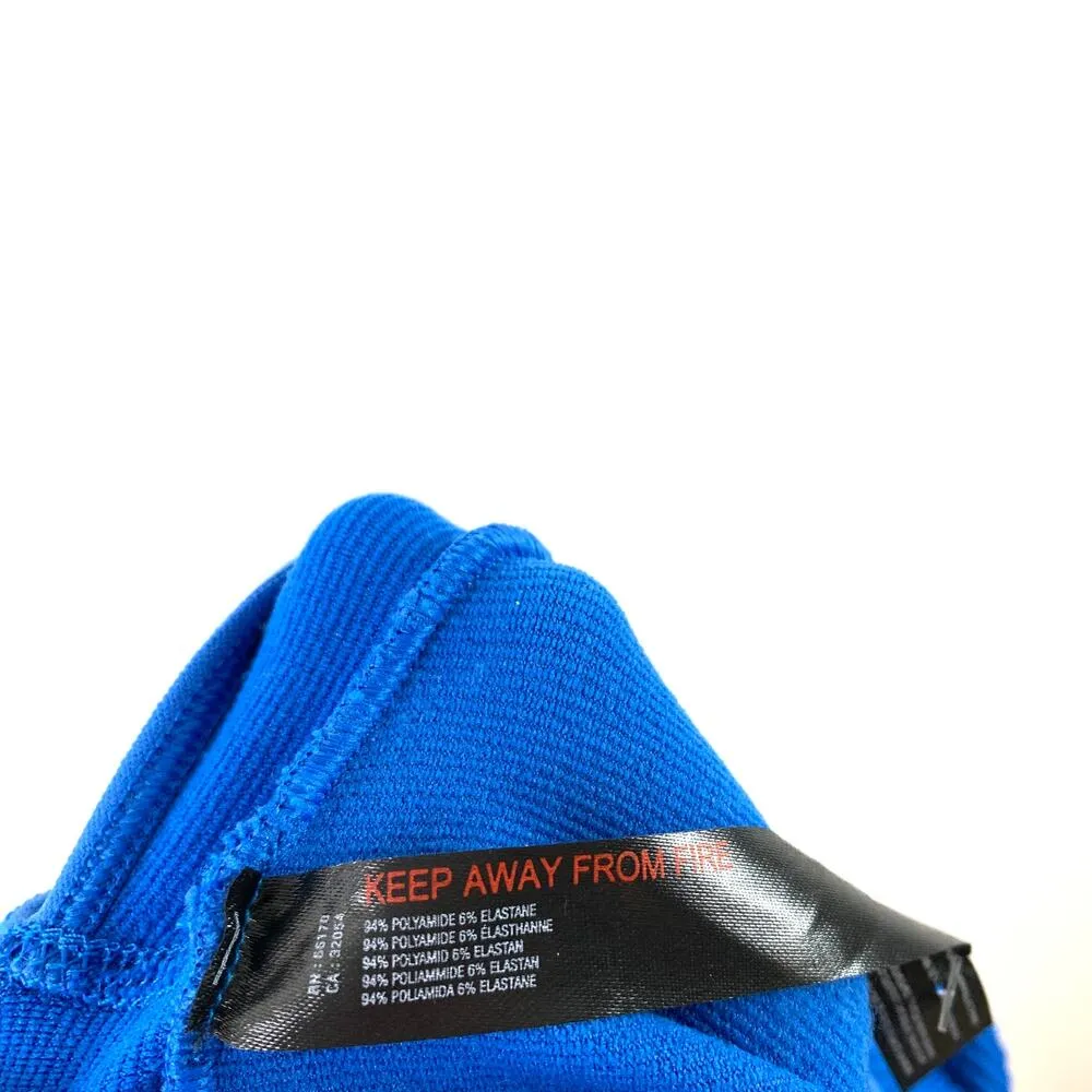 NWT Urban Outfitters Out From Under Heat Lightning Cut Out Seamless Top Blue - Image 8