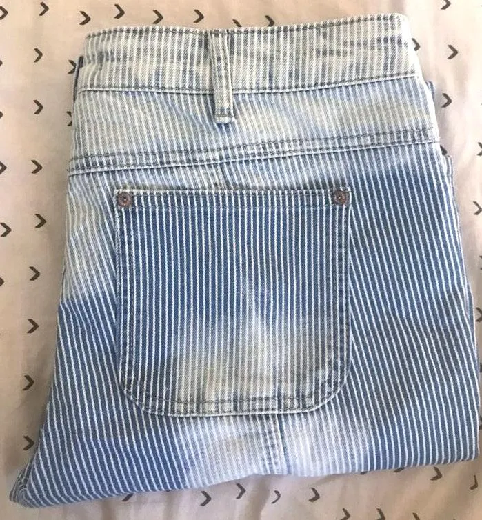 Free People Striped Jeans - Image 5