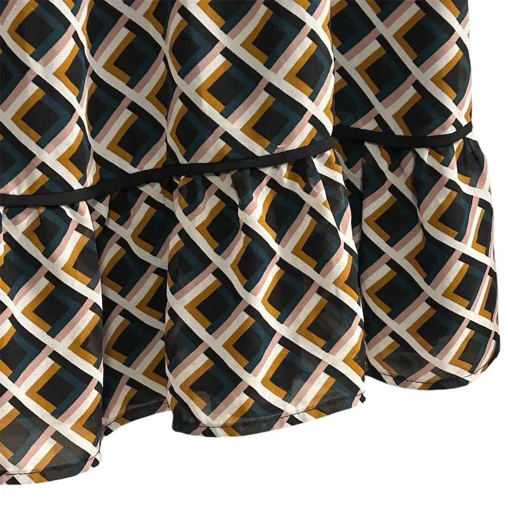 DR2 Women's XL Black Gold Geometric A - Image 5