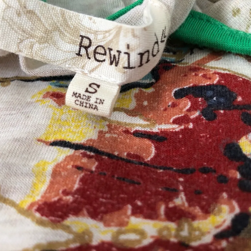 Rewind cold shoulder floral hi low short sleeve - Image 5