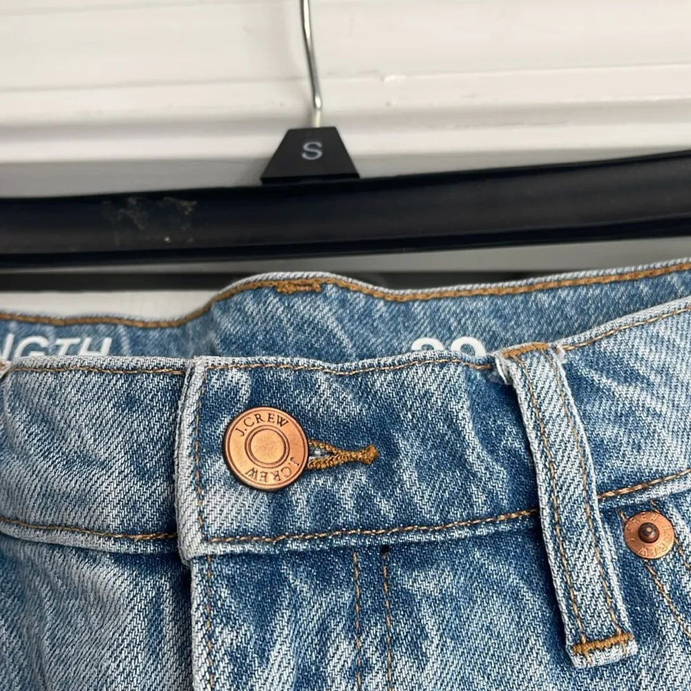 J.Crew Full Length Demi Boot Cut Light Wash High Rise 29 - Image 7