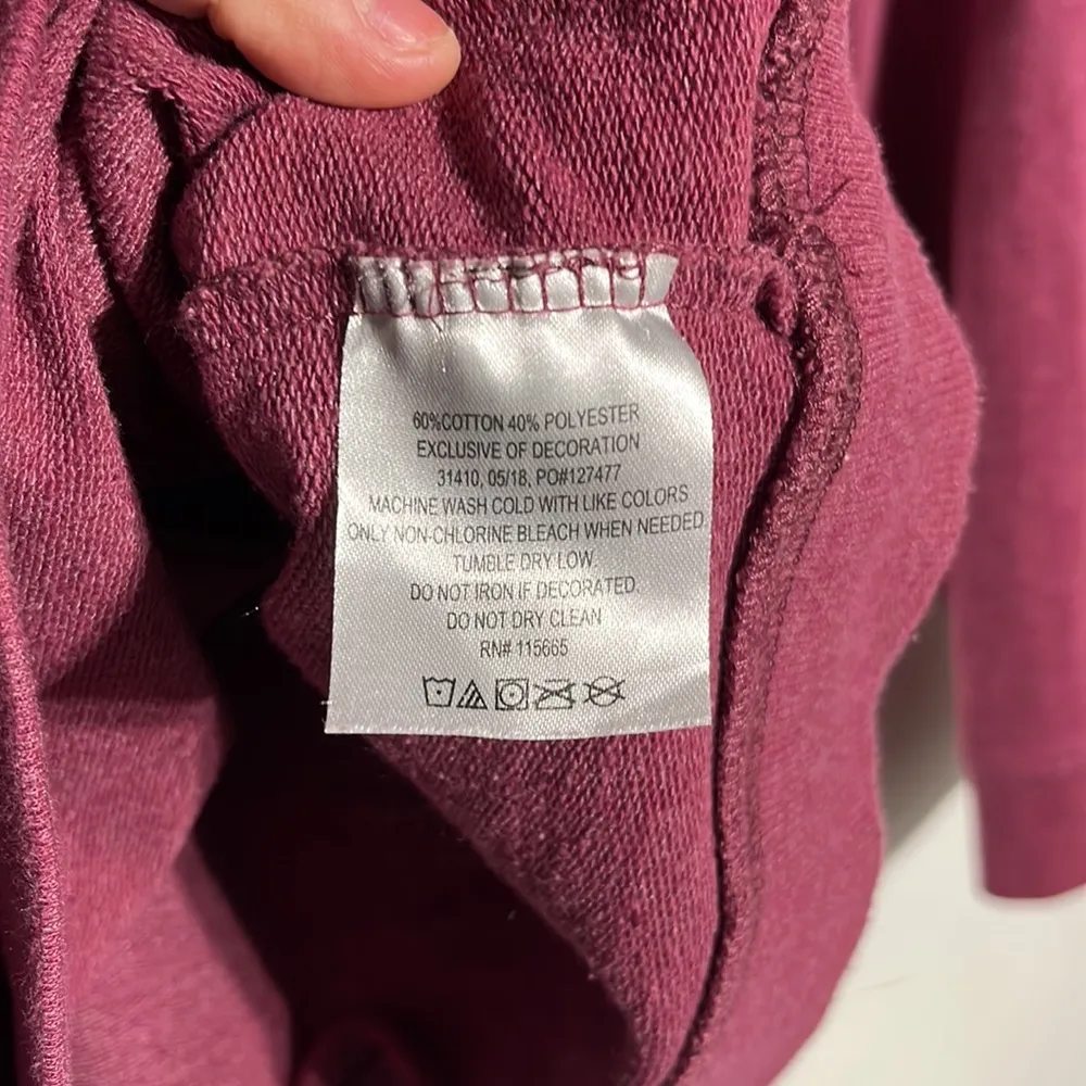 Harry Potter Maroon Long Sleeve Hogwarts All 4 Houses Sweater Size XL - Image 6