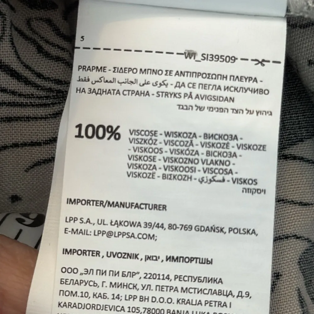 Sinsay Black & Cream Floral Adjustable Spaghetti Strap Midi Maxi Dress - Image 4