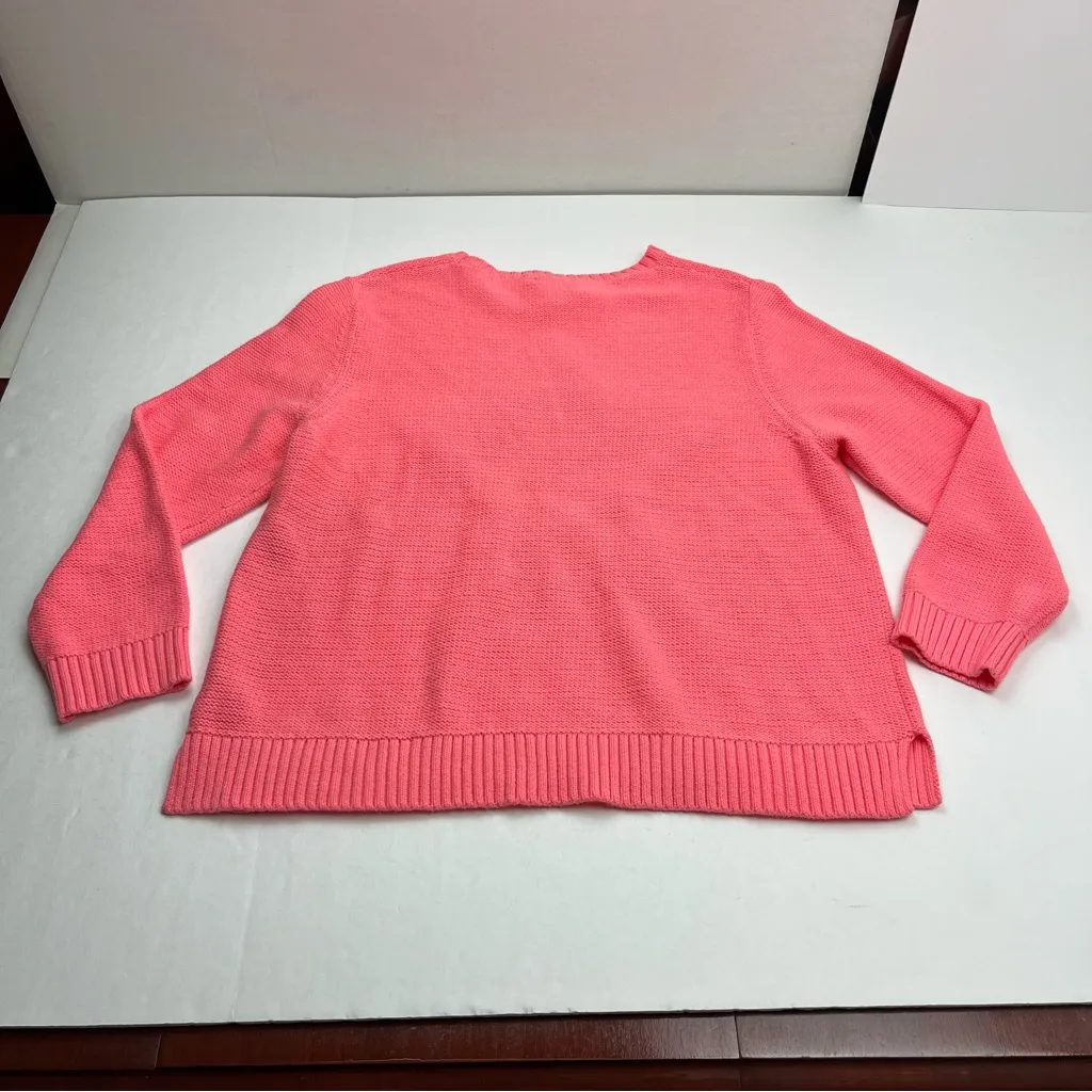 Lisa Todd Stellar Star Sweater Long Sleeve Cotton Candy Pink Womens‎ Size XL NEW - Image 11