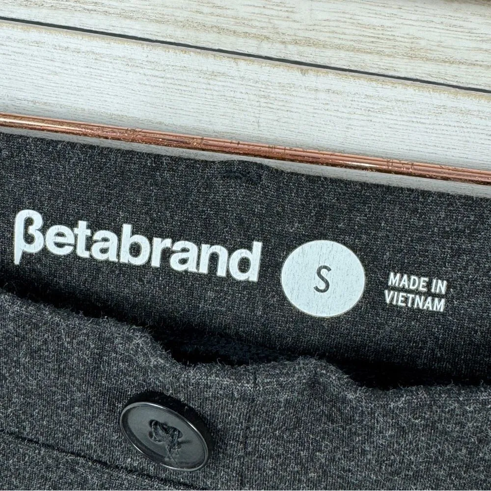 Betabrand Classic Straight‎ Leg Yoga Dress Pants Gray Small - Image 7