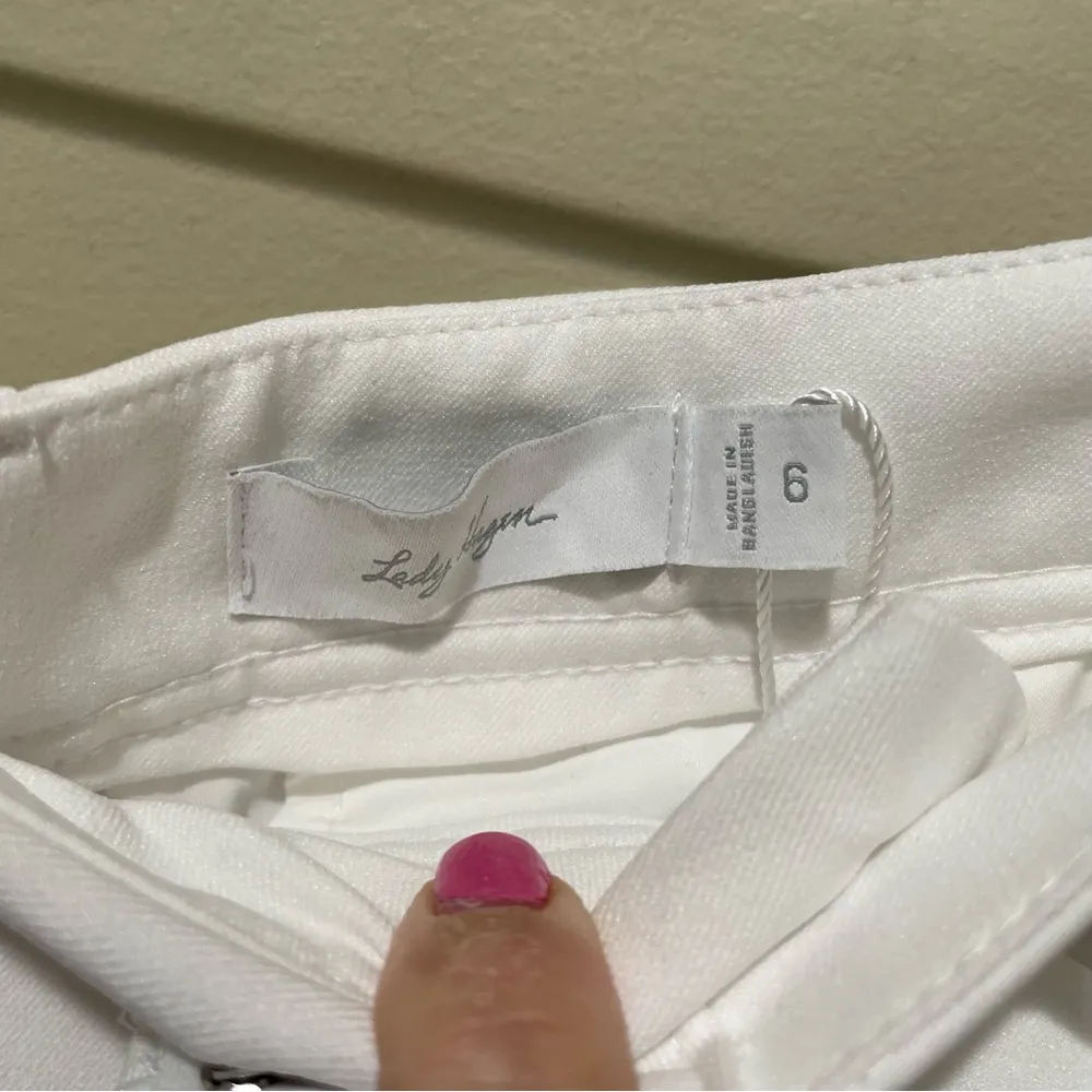 Lady Hagen Golf Athletic Shorts White Size 6 New without Tags - Image 7