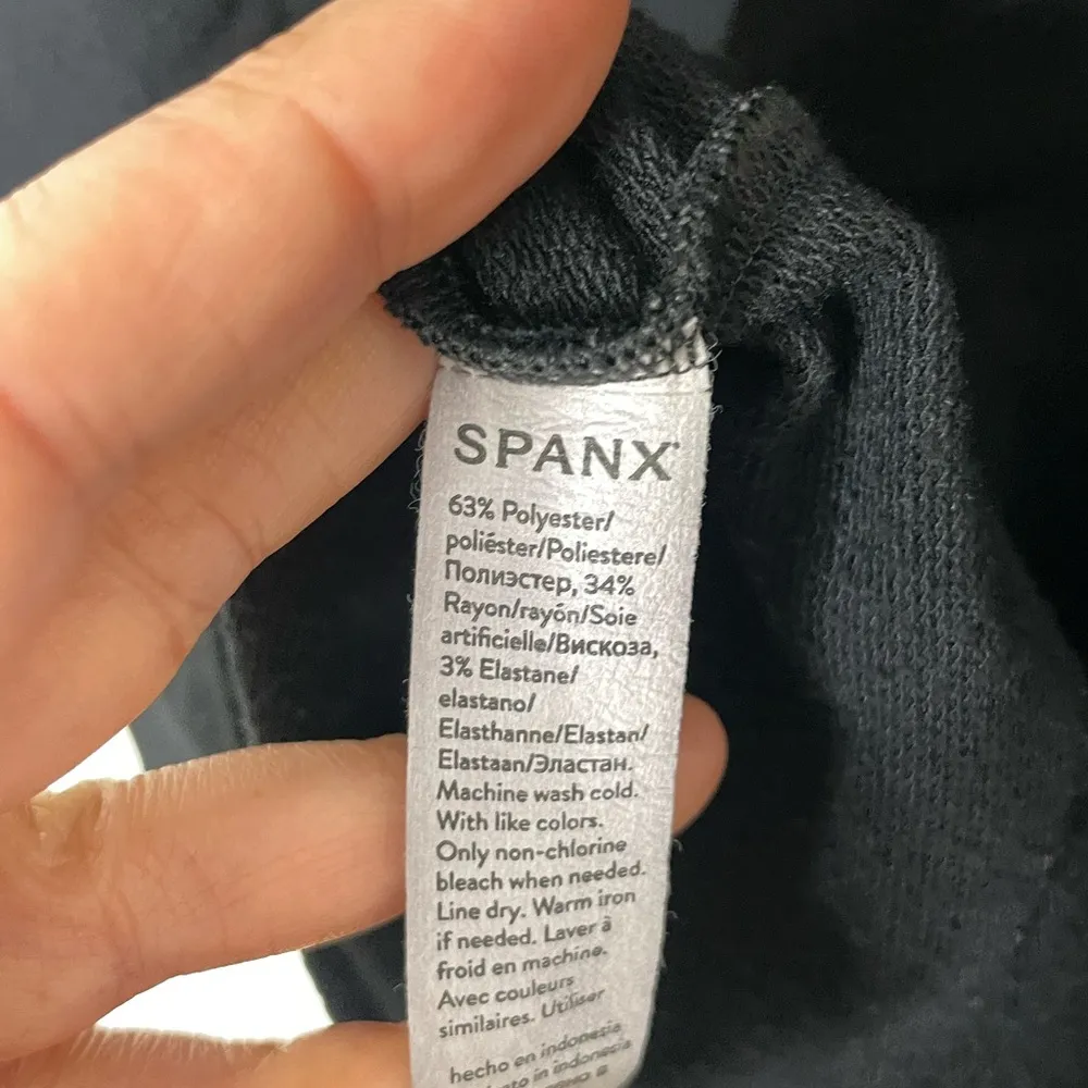 Spanx  Black Pullover Sweater 3/4 Sleeve Size Small 465 - Image 11