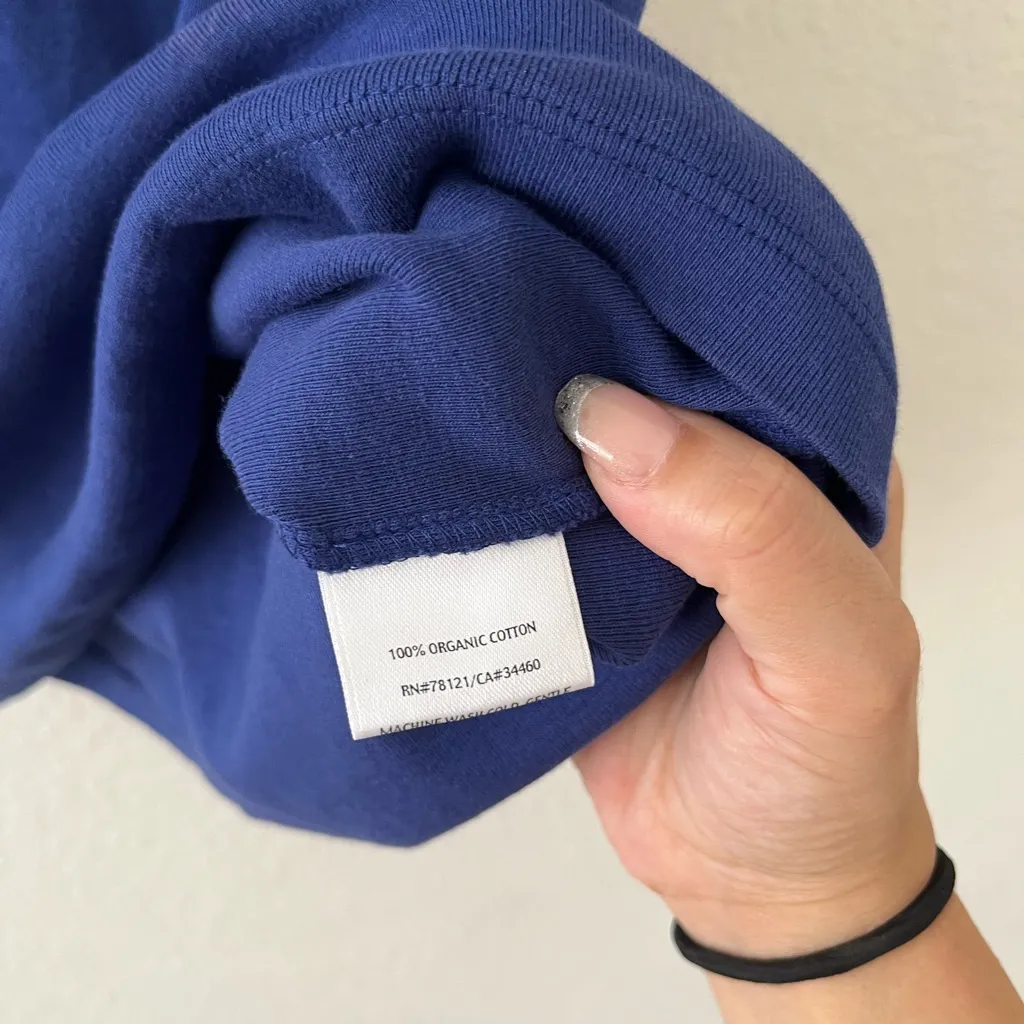 NEW Eileen Fisher  Organic Cotton Tank Shirt Choose Size‎ Small Blue - Image 4