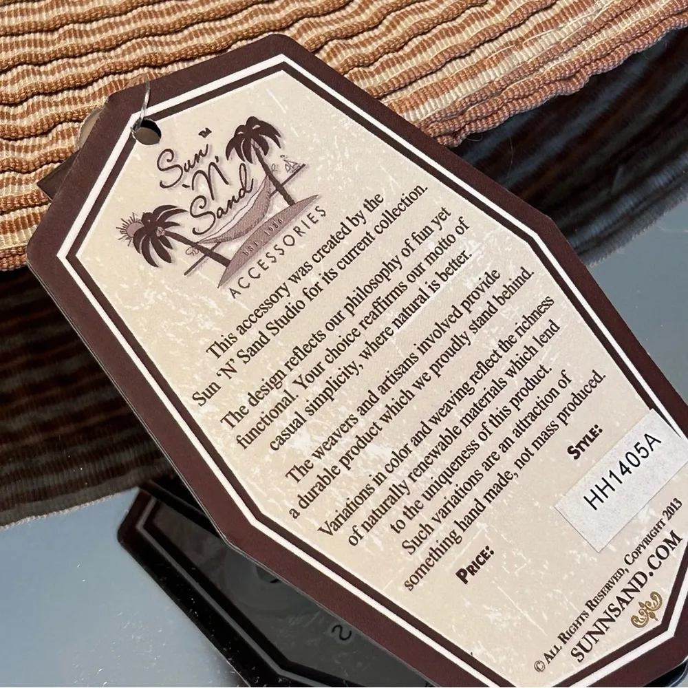 Sun n’ Sand Cowboy Straw Hat NWT - Image 6