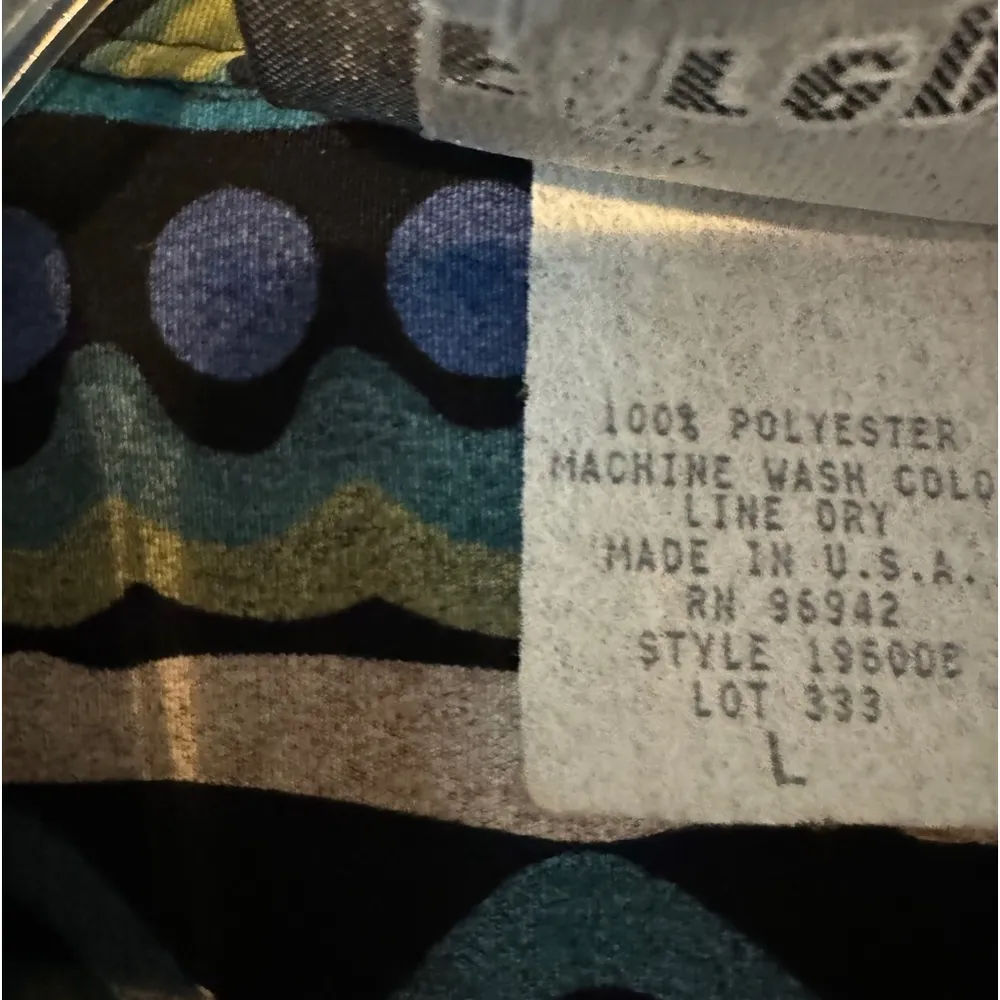 Vintage Fireplace Women’s Size Large L Blazer Lightweight Button Down Blue - Image 5