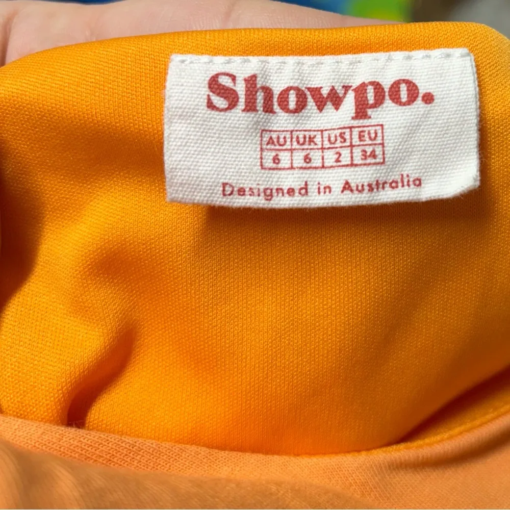 Showpo Orange Slit Mini Sundress - Image 4