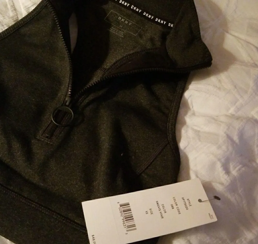DKNY Dark gray sports bra - Image 3
