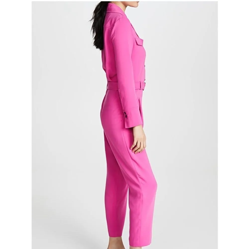 Kenzo Fuschia belted Jumpsuit Pink Size undefined - Image 3