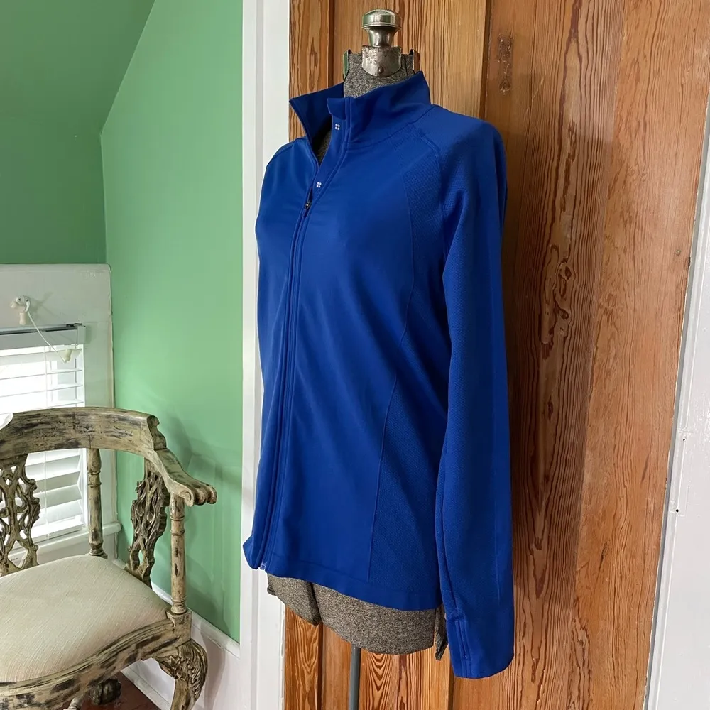 Sweaty Betty Athlete Doubleweight Seamless Workout Zip Up Jacket- Sz 12 🧡🎀 - Image 3