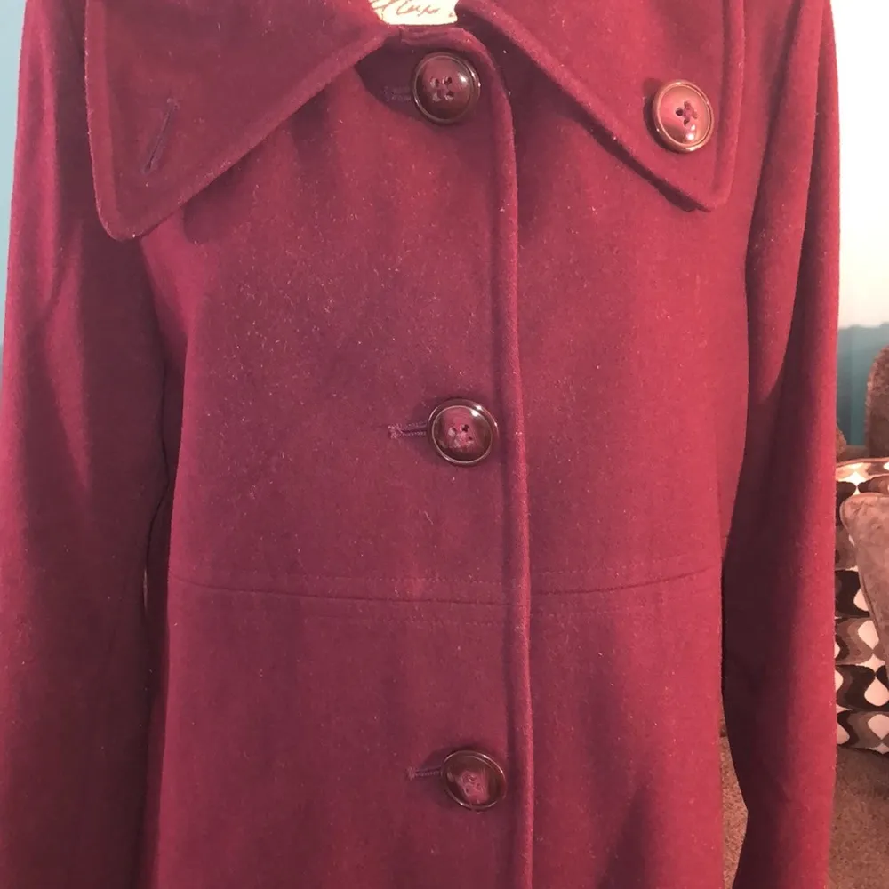 London Fog Wool Pea Coat, Large - Image 3