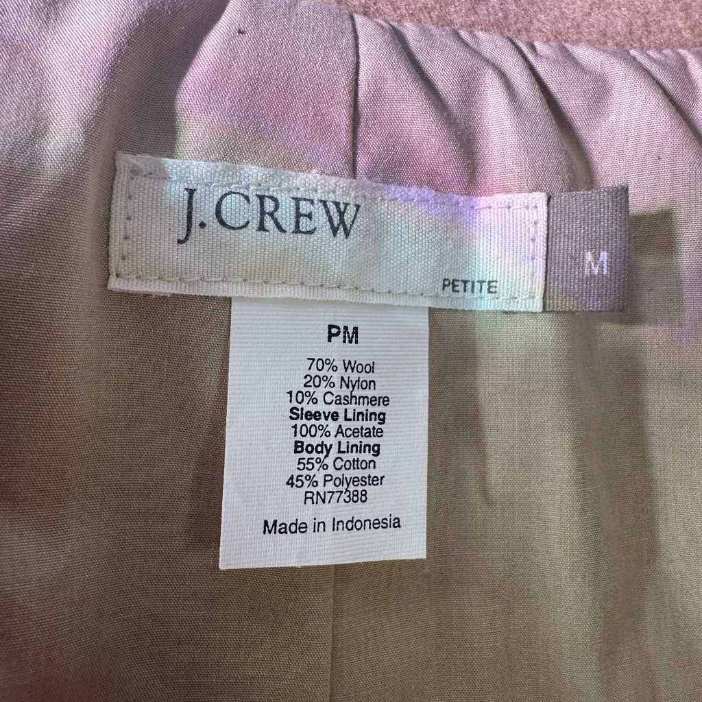 J. Crew Camel Double-Breasted Pea Coat - Image 8