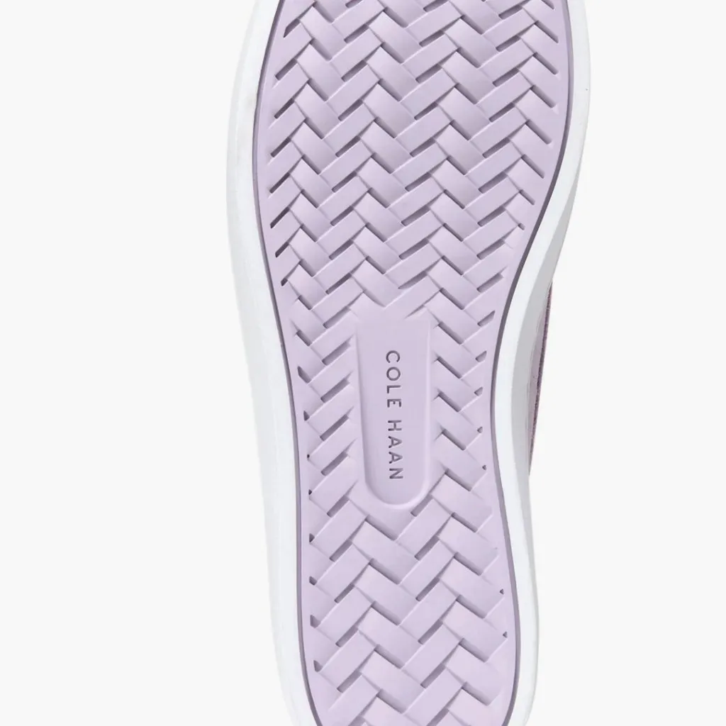 NEW Cole Haan Nantucket Penny Loafer (Women) 9B, PURPLE HEATHER SUEDE/ WHITE - Image 6