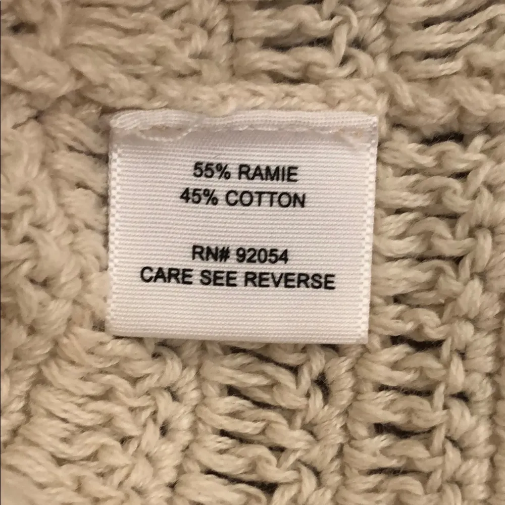 Maurices Cream Crocheted Button Down Vest - Image 5