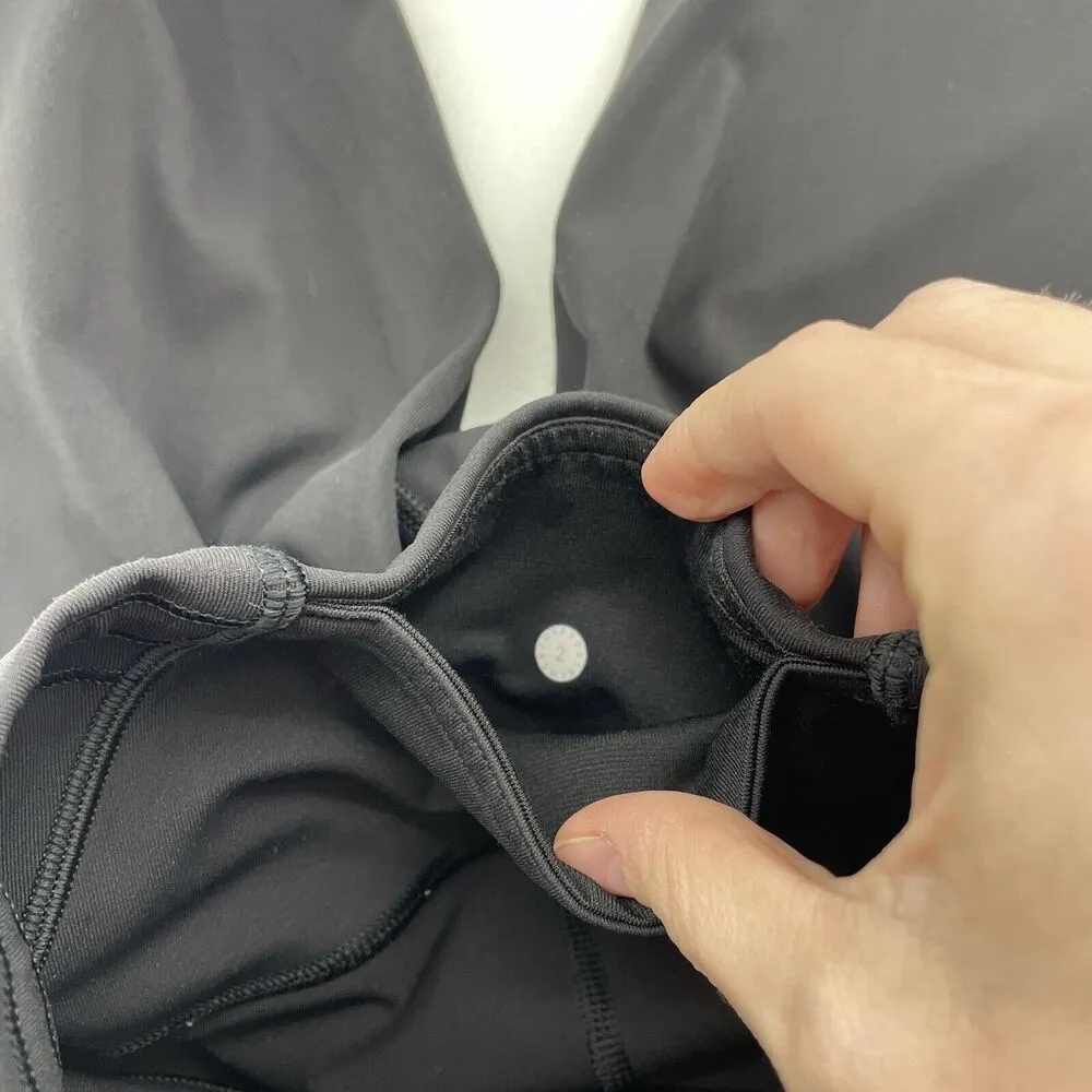 Lululemon Athletica Size 2 Train Times 7/8 Pants Leggings 25" Black Luxtreme - Image 10