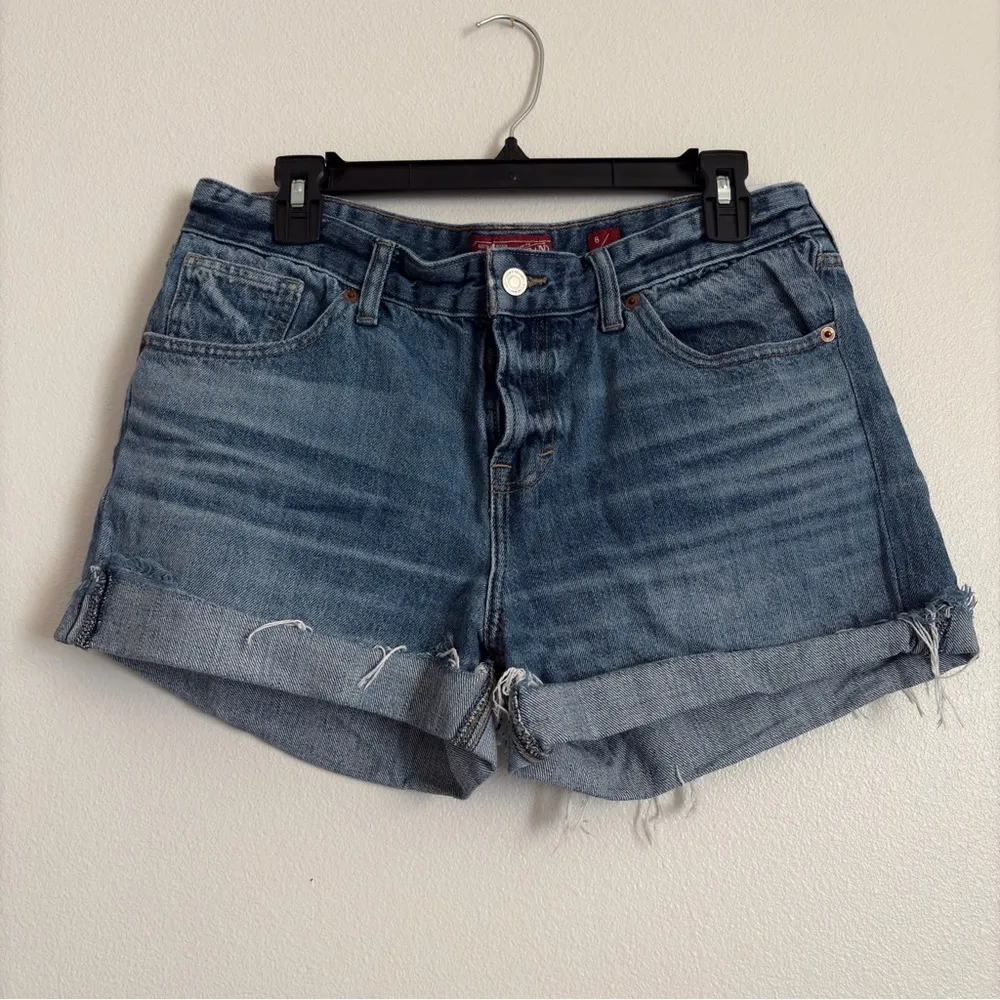 Vintage Women’s Lucky Brand Denim Blue Jean Shorts size 8 /29 Hugh Rise - Image 3