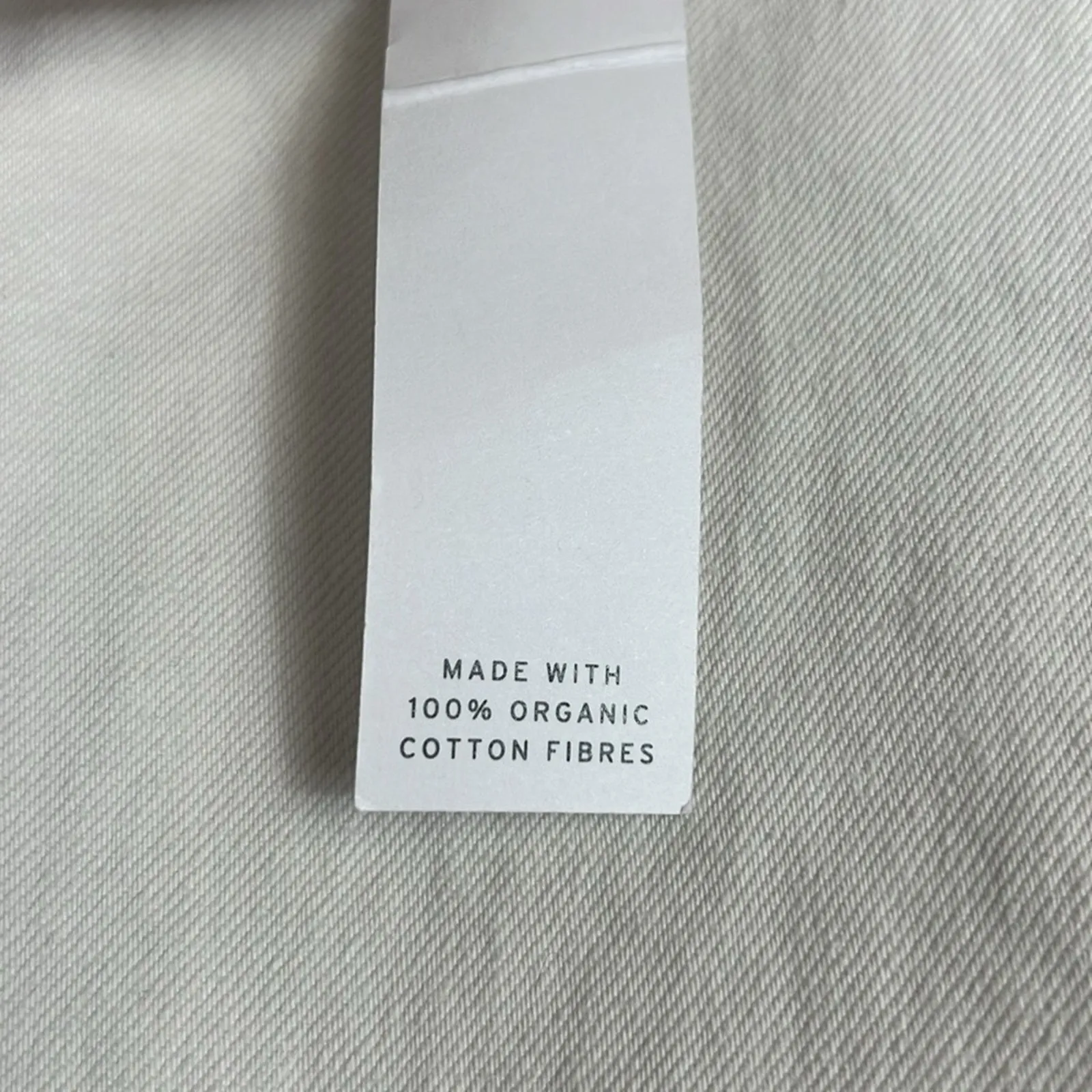 NWT Topshop Maternity Jeans Womens 26 Cream Straight Raw Hem Neutral Minimalist - Image 8