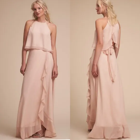 BHLDN PINK Etoile SkirtBy anthropologie A37 - Image 2