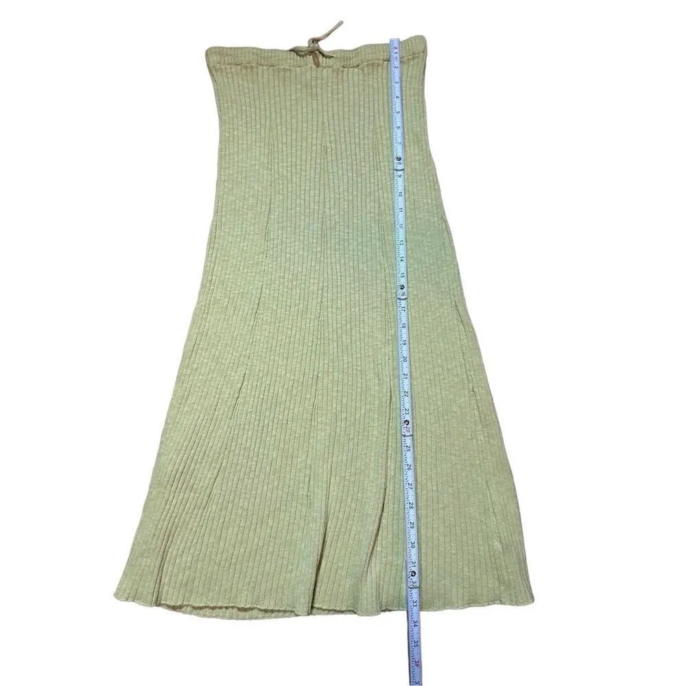 Free People FP Beach High-Waisted Shine Bright
Maxi Skirt ribbed pull on sz S - Image 7