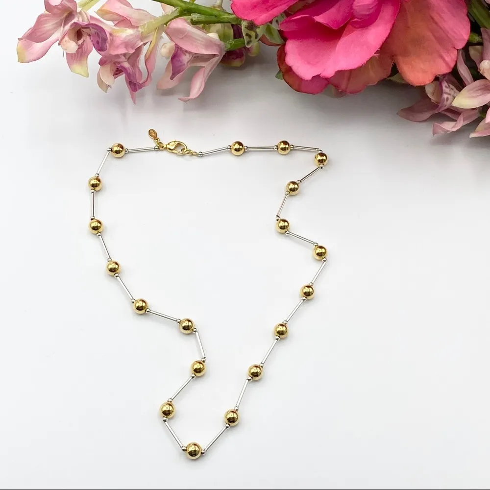 Premier Designs  PD Signed 2-tone Necklace - Image 2