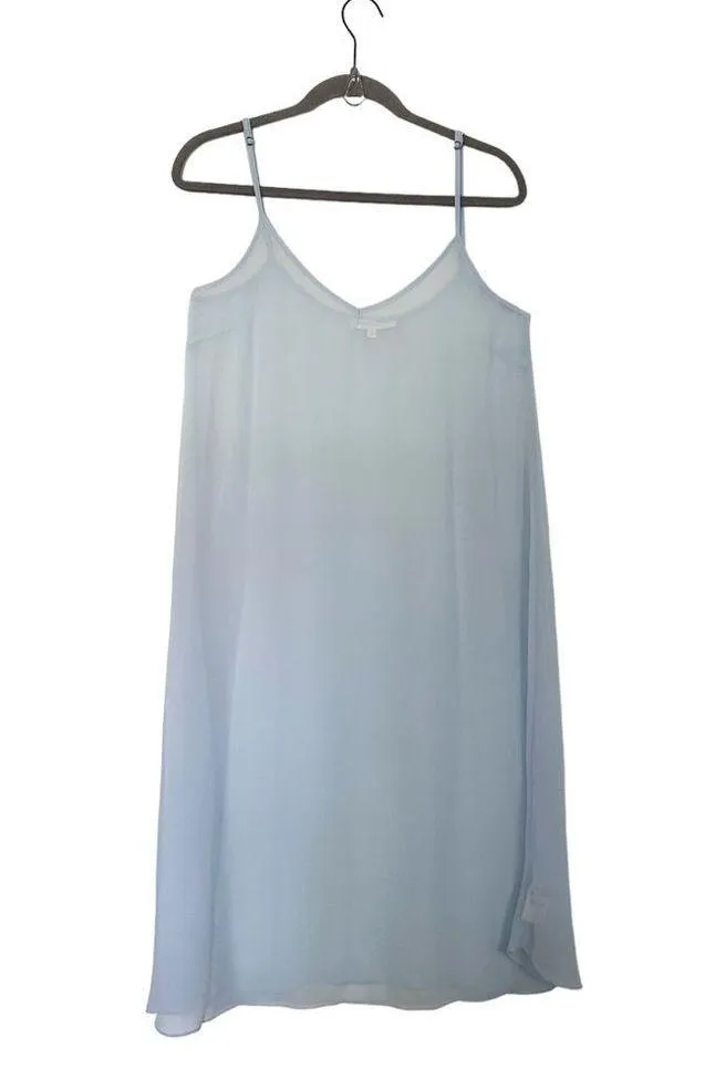 Love Shack Fancy  Sheer Short Cami Slip Dress S Blue - Image 5