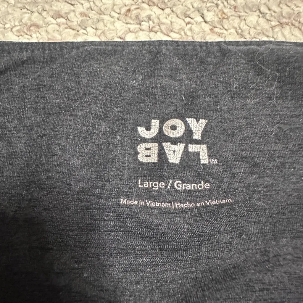JoyLab Seamless Black 7/8 Leggings size large - Image 3