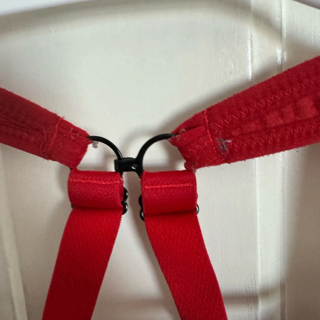 Panache red full busted underwire sports bra size 34DD - Image 4