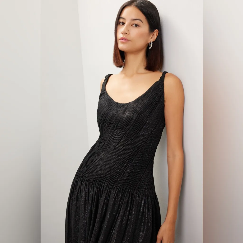 RENE RUIZ COLLECTION | hand draped gown $1,295‎ Black Size 4 - Image 3