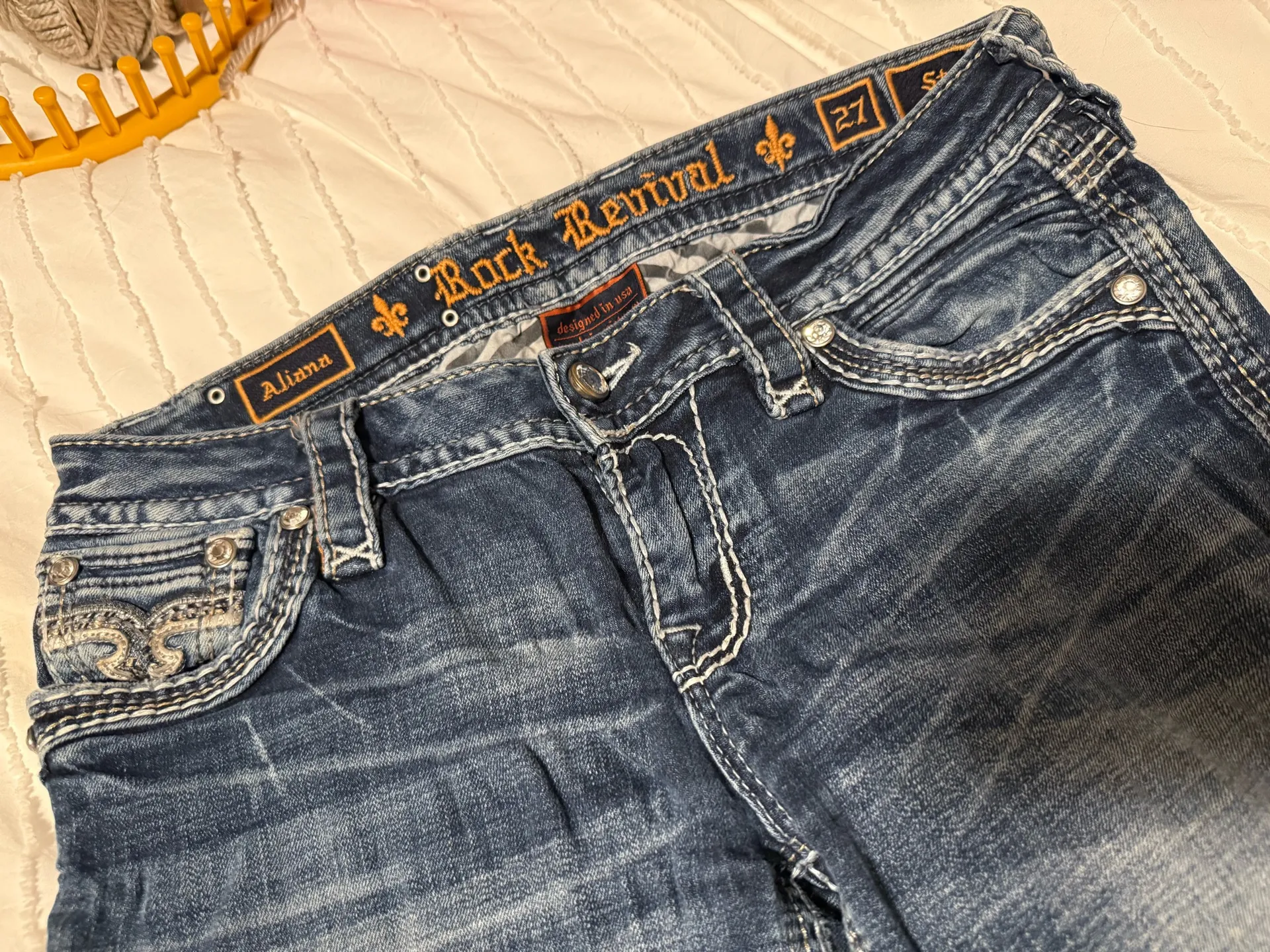 Women’s Rock Revival Jeans 27 - Image 2