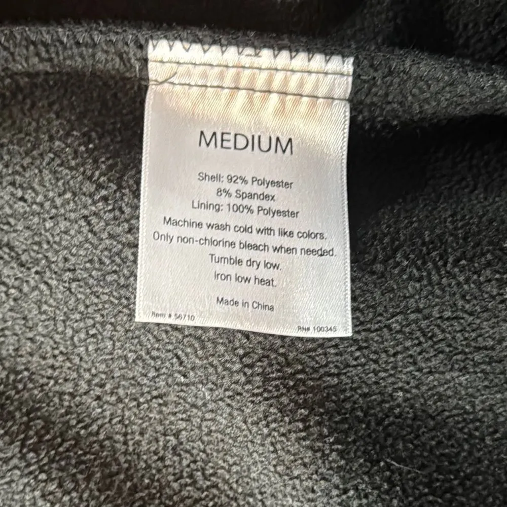 Women’s Dark Gray Ski Jacket with Hood Slim Fit Size M Size M - Image 10