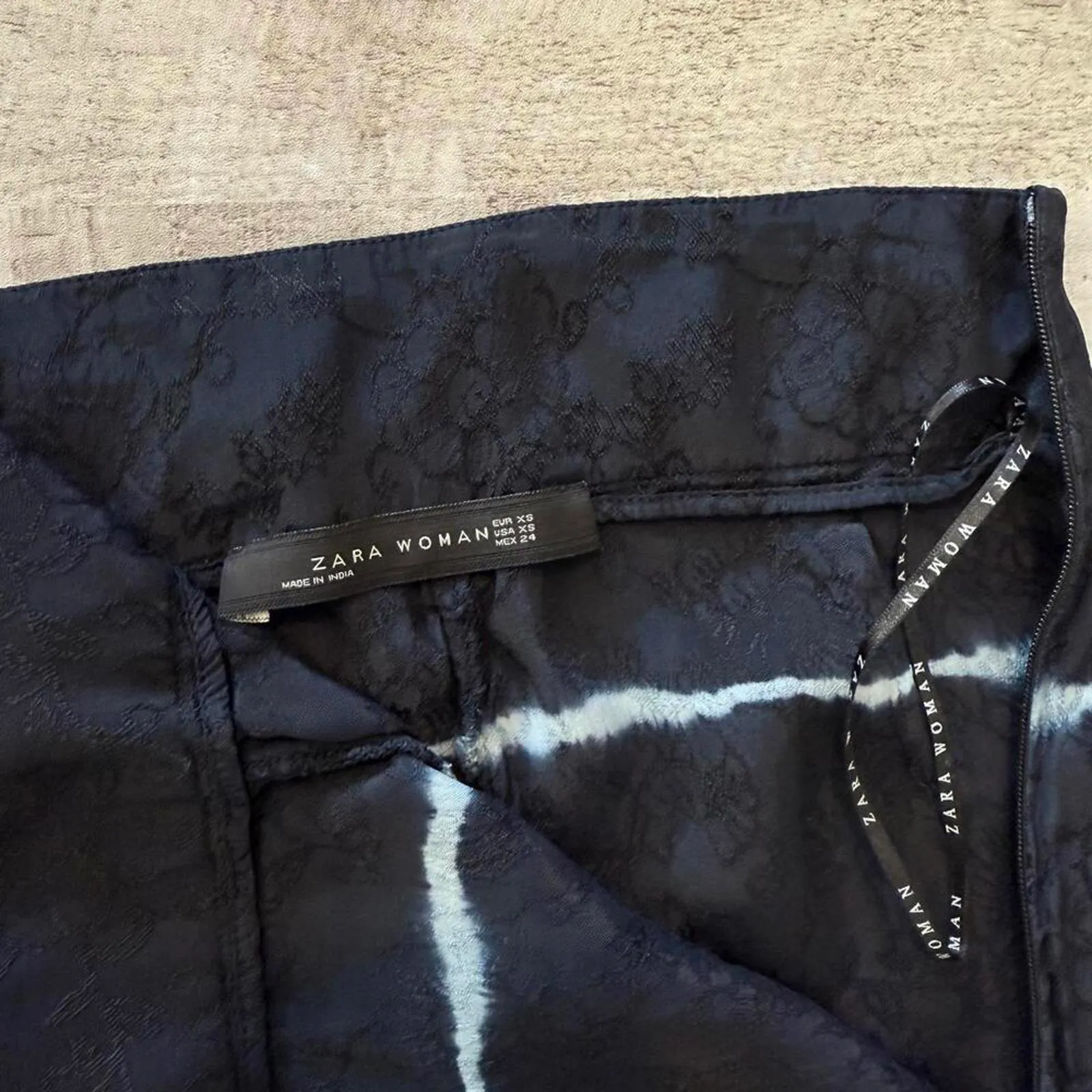 Zara Woman XS S Wide Leg Tie - Image 5