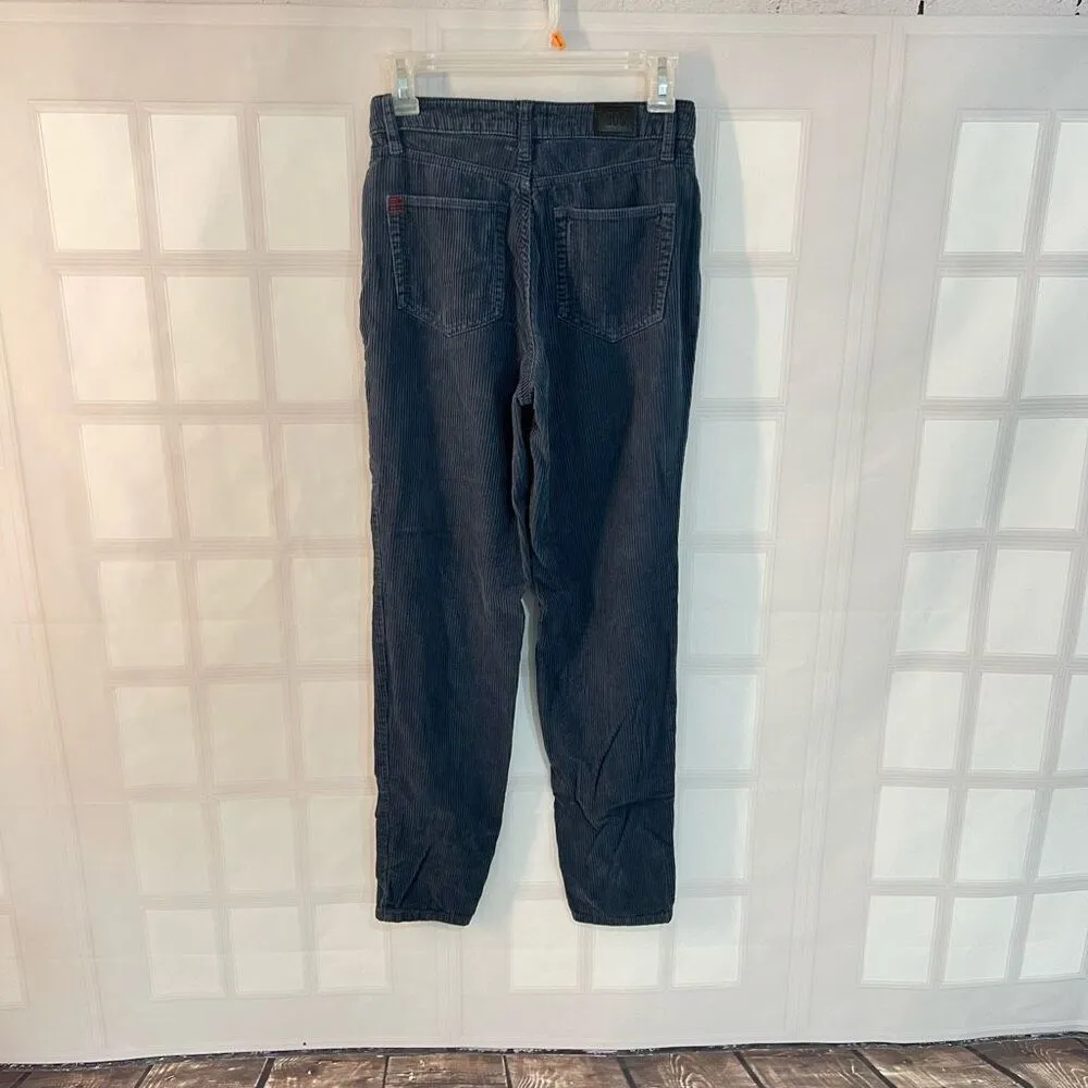 BDG Blue Corduroy 100% Cotton High Rise Mom Pants Size 25 - Image 4