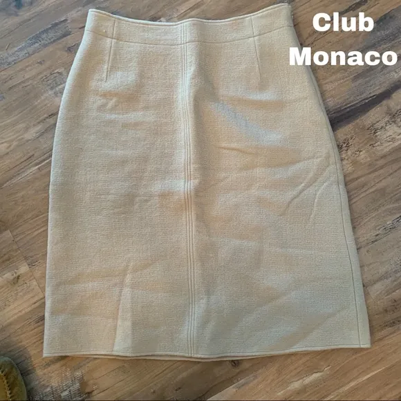 Club Monaco Women Sample Sale NWOT Camel Skirt 6 - Image 2