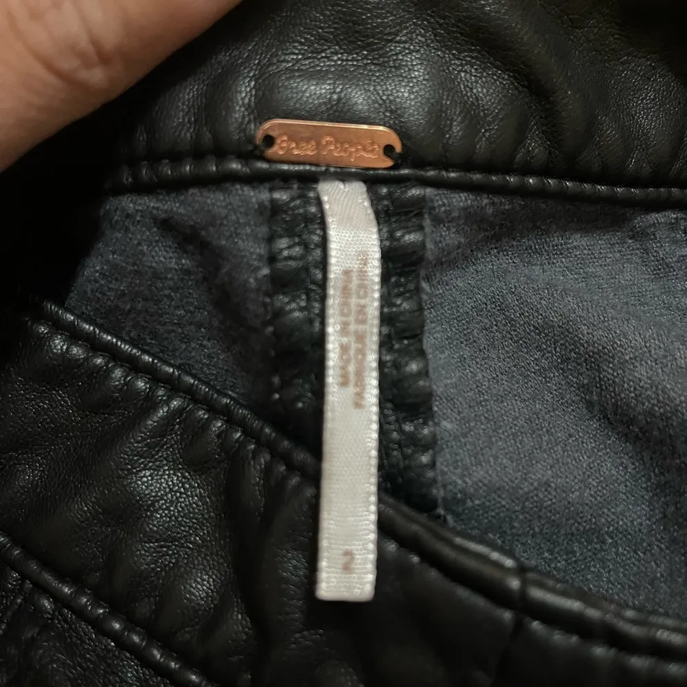 Free People Kaelin Moto Skinny in Black sz2 - Image 7